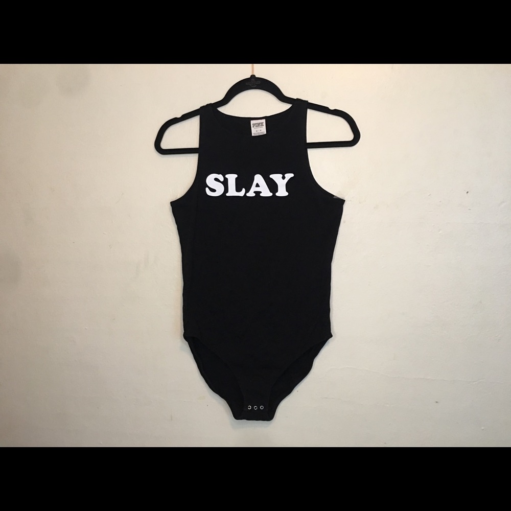 PINK: SLAY body suit
